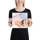 Roseline Abstract Modern Minimal Shape & Line Art Matte Poster, Poster, $ 22.50, A Moment Of Now™